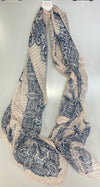 VEOND - Bliss Lace - Oblong Scarf (One Sided 3D Lace)