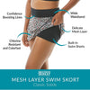 Coco Reef - Women's Mesh Layer Wild Card Swim Skort - Sandi's Beachwear