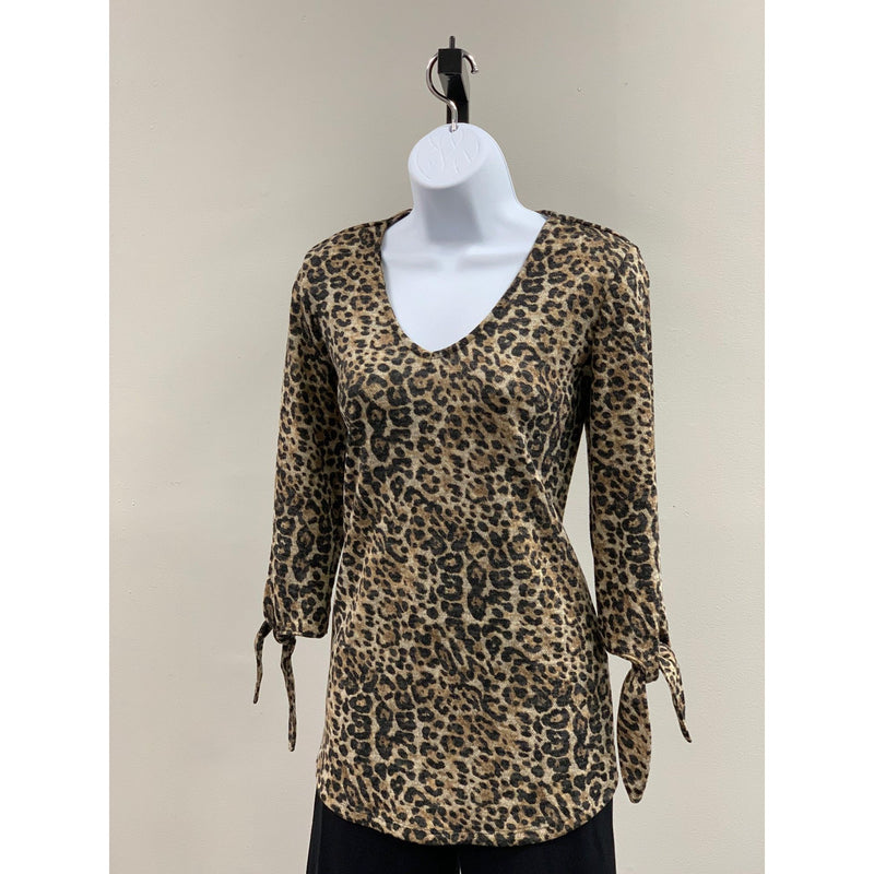 Pure Essence Leopard Tunic - Sandi's Beachwear