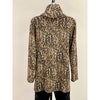 Pure Essence Cowl Neck Leopard Print Long Sleeve Tunic - Sandi's Beachwear