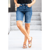 Judy Blue - High Rise Cut Off Bermuda Shorts - Sandi's Beachwear