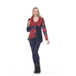 Kamana Two Button Red Jacket - Sandi's Beachwear