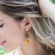 Anju - Aasha Oval Dangle Earrings - Sandi's Beachwear