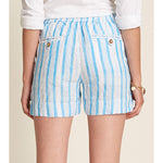 Hatley - Petal Shorts-Summer Stripes - Sandi's Beachwear