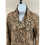 Pure Essence Cowl Neck Leopard Print Long Sleeve Tunic - Sandi's Beachwear