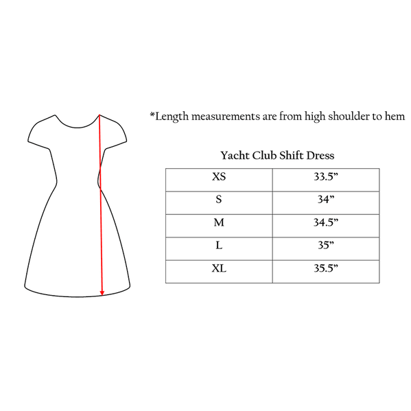 Sailor Sailor - Yacht Club Shift Dress - Sandi's Beachwear